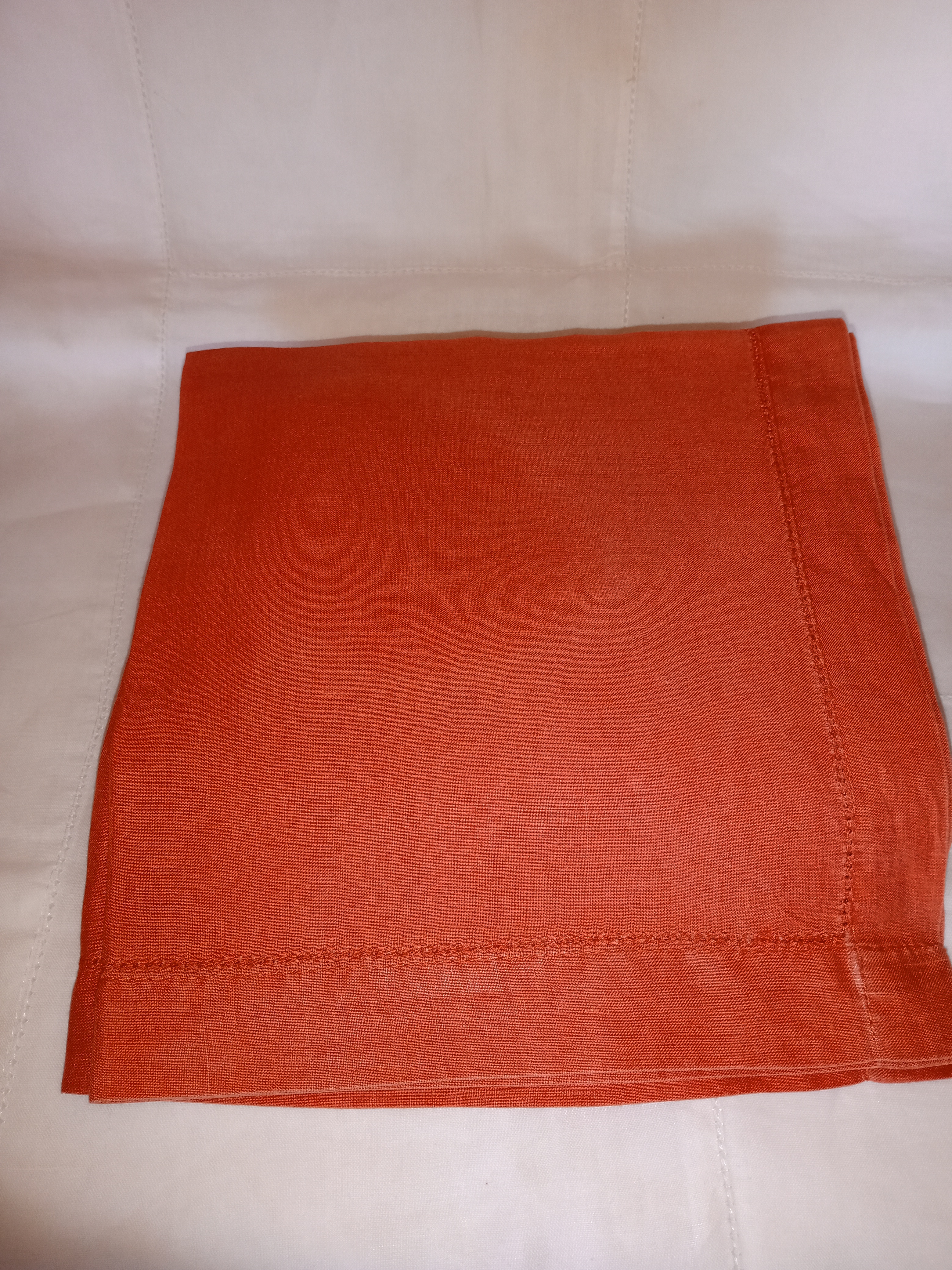 GUARDANAPO PONTO AJOUR 50X50 ABOBORA